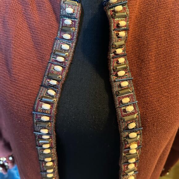 Chicos Petite Embellished Trim-Detail Cardigan - Picture 2 of 8